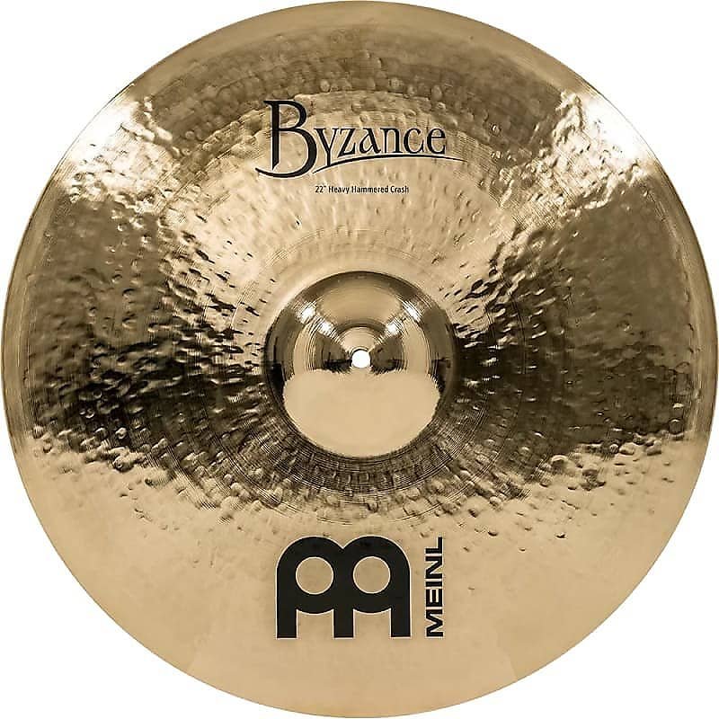 Platillo crash de 22" con martilleo pesado Meinl Byzance Brilliant B22HHC-B